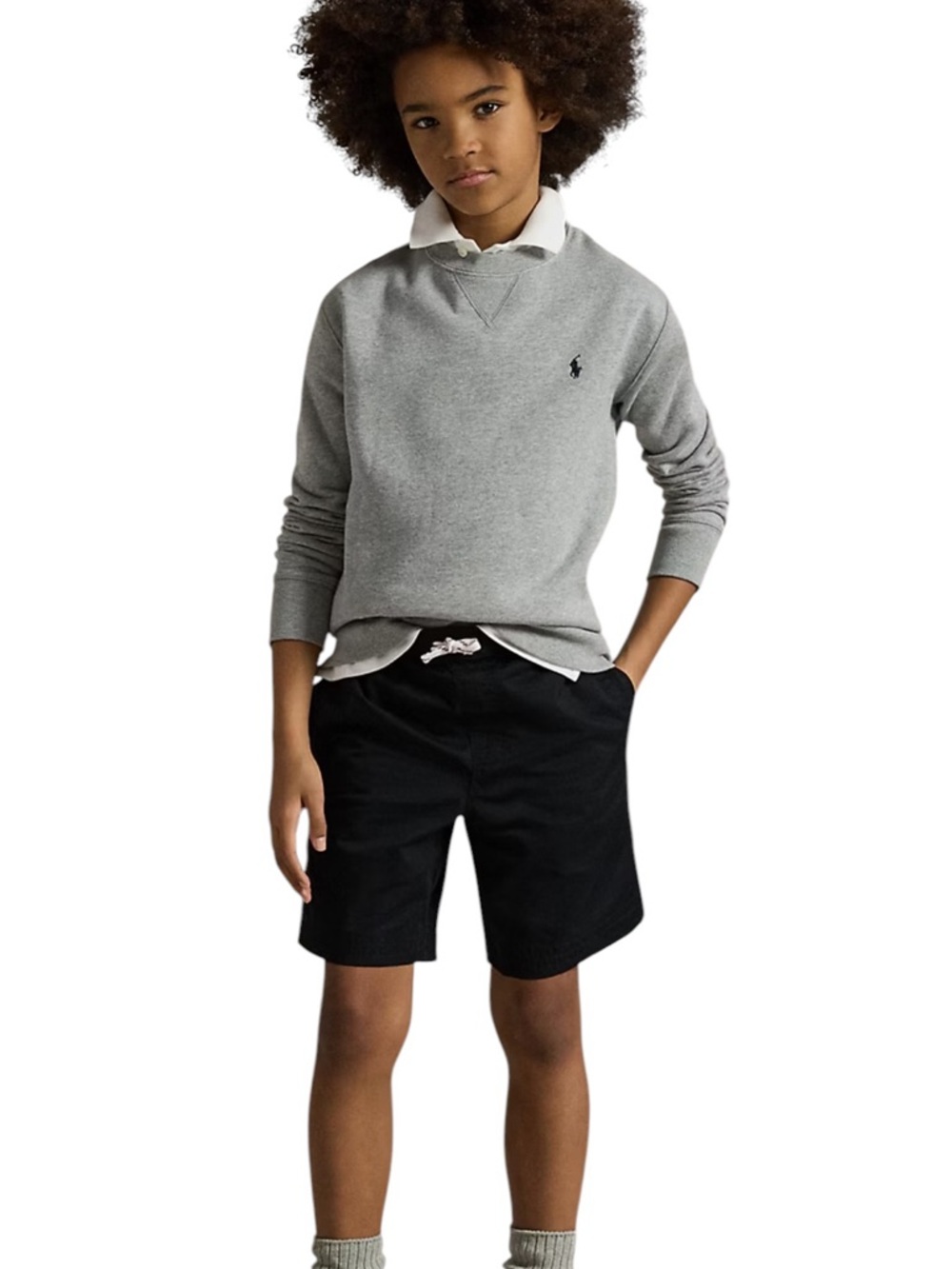Polo Ralph Lauren Boys Black Drawstring Shorts Size 10